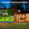 T-SUNUS Christmas Green Solar Spot Lights Outdoor, Landscape Spotlights 2