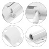 Bivethoi 2 PCS 3 Inch Barrel Bolt Latch White Door