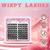 Fyonas Lash Clusters Wispy Cluster Eyelash Extensions 10-16mm Natural Eyelash