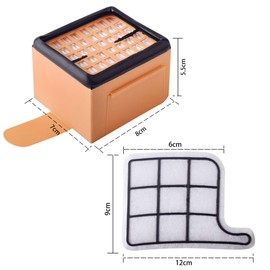 4 Filters for Kobold VK135 VK136 Kobold VK135 Spare Parts