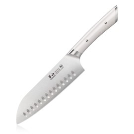 Cangshan HELENA Series German Steel Forged 7" Santoku Knife (White)