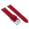 diloy Sporty Watch Strap Made of Smooth Cowhide Leather with