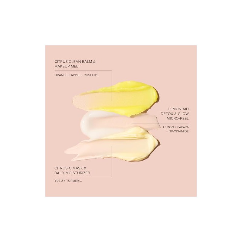 Nudestix 3-Step Citrus Renew Set for Makeup – Travel-Size Skincare