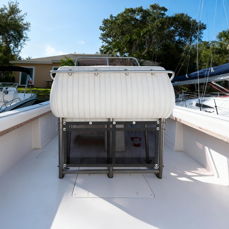 Omoojee 32 inch Boat Storage Bag, Mesh Suspended Storage Bag,