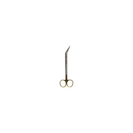 Wise Kelly Surgical Scissors Angled 15cm with 1 Serrated Blade Used for Trimming Tissue or Cutting sutures