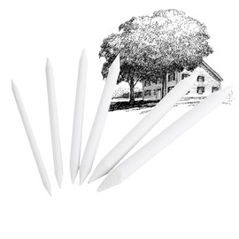 Doble cabeza de Difuminos de Papel blanco lápiz de papel de carbón en colores pastel dibujo dibujo arte pintura 6 piezas