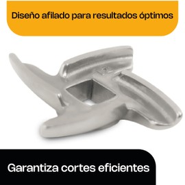 RHINO, Navaja para Molino de 12, Fabricada en Acero Inoxidable, NAVAJA-12