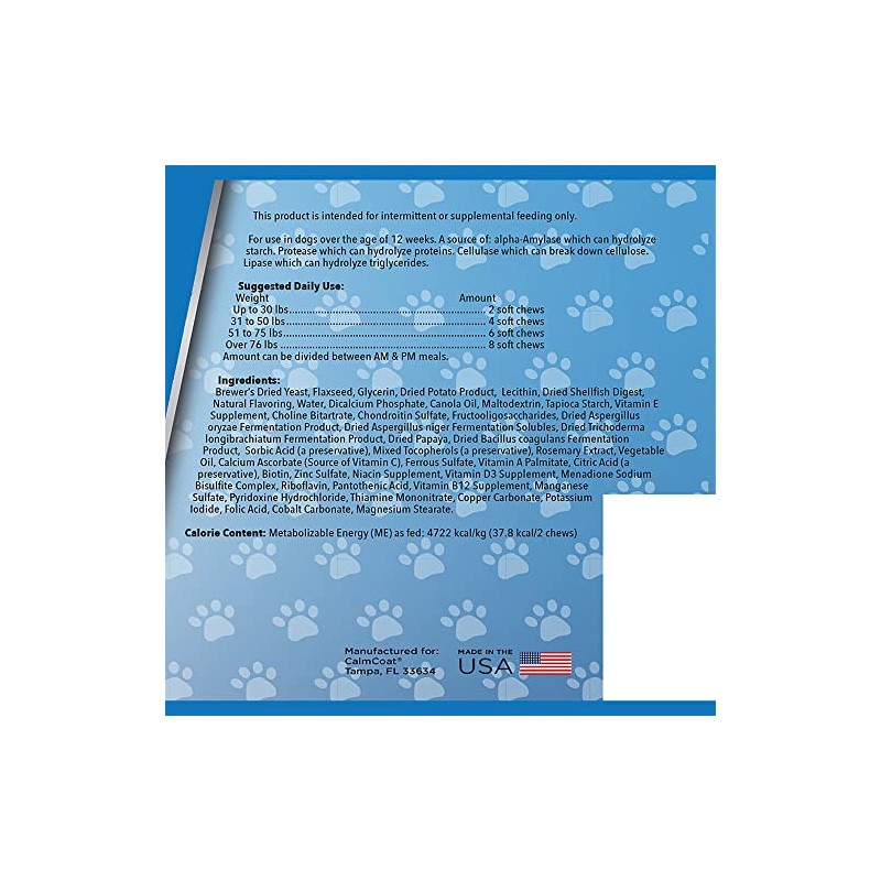 Calm Coat Complete MultiVitamin All-in-One Soft Chews 90 Count