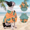 Vizbrite Dog Shirt Hawaiian Pet Costume, Double Sided Style Pet