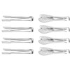 Stainless Steel Dessert Tongs,Perfect for BBQ, Steak Bread Buffet Salad