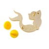 Pinsanity Yellow Merman Enamel Lapel Pin