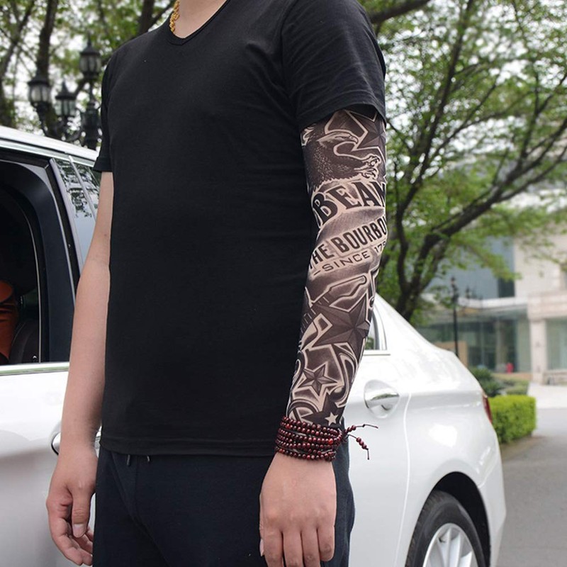 Arm Tattoo, 1 Pcs UV Temporary Tattoo Print Sleeves Arm