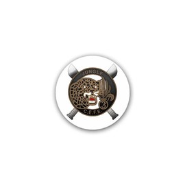 Sticker Jungle Cefe Training Centre French Army Jungle 7 x 7 cm A1800