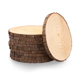 Set of 10 Wood Slices for centerpieces! Wedding and Baby Shower centerpieces (Set of 10 Medium (9-11"))
