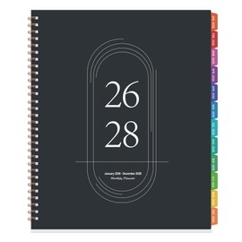 2026-2028 Monthly Planner Calendar - 3 Year Planner 2026-2028, Jan 2026–Dec 2028, 8.5" x 11", 36 Monthly Calendar with Colorful Tabs, Inner Pockets for Home, School or Office Use