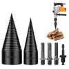 Firewood Log Splitter 2 Pack 45mm+32mm Easy Log Splitting Drill