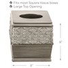 Creative Scents Dublin Silver Bathroom Accessories Set Complete - Brushed