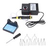 Woodburner Machine Adjustable Temperature Professional Burning Pyrography Set Art SuppliesEU