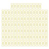 100pcs Colored Dog Bone Shape Paper Clips Black Lightweight Notebook