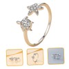 LIFKOME Turtle Sea Star Ring for Women Fashion Ring Birthday