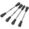4pcs RC Steering Tie Rod Adjustable Rear Upper Linkage Rod
