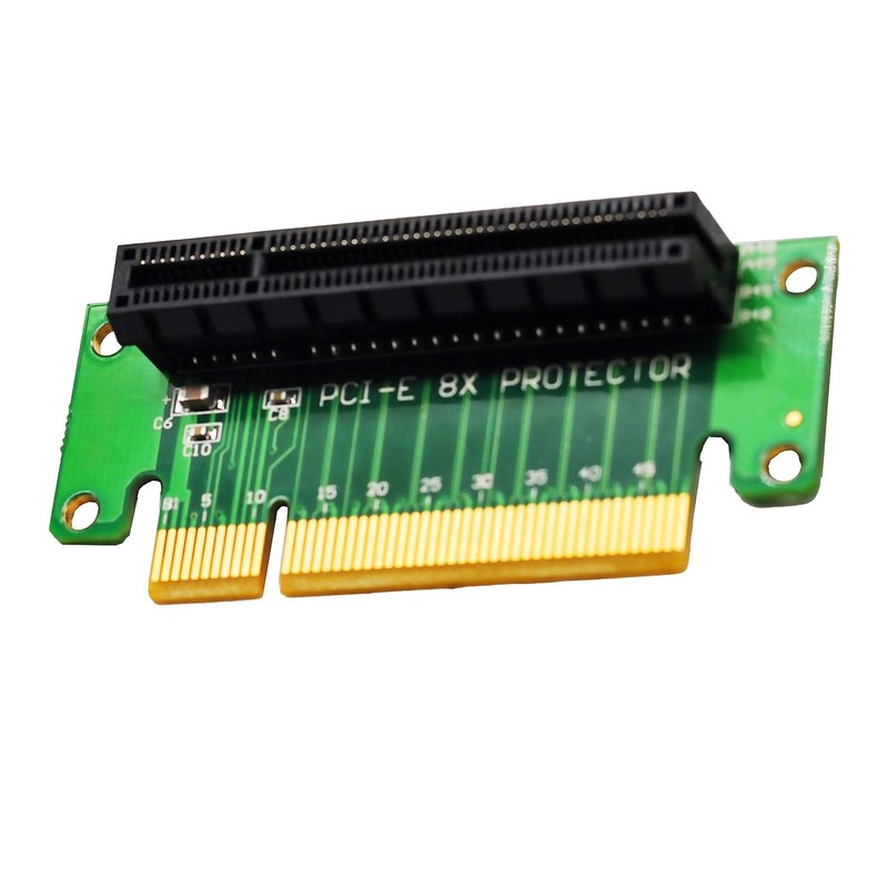 WLGQ PCI-E X8 Riser Card, PCI Express Male to Female