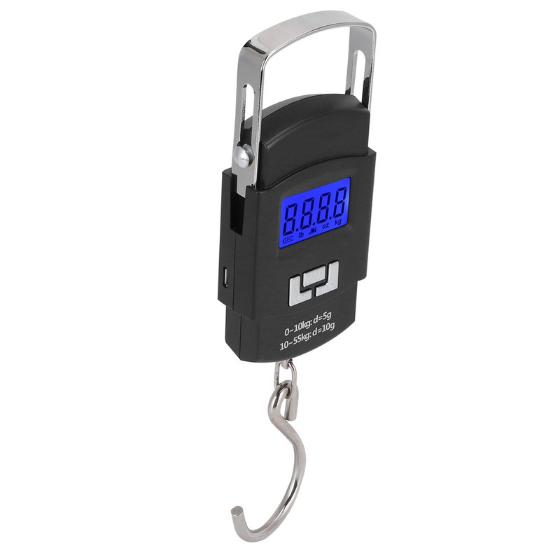 Electronic Scale 55KG Portable Digital Scale with Hanging Hook for