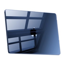 Macaset for MacBook Air 13.6 inch Case M4 M3 M2 2025-2022, Model A3420 A3113 A2681 [Beyond Original Luster] Protective Plastic Hard Shell Cover Compatible with MacBook Air M4 Case-Crystal Midnight