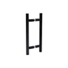 MONT HARD 8" Shower Door Handle Center-to-Center Back-to-Back Ladder Pull,