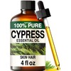 100% Pure Cypress Oil - 4 Fl Oz Cypress Essential