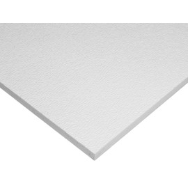 ABS White Plastic Sheet 1/8" x 24" x 48” Textured 1 Side Vacuum Forming