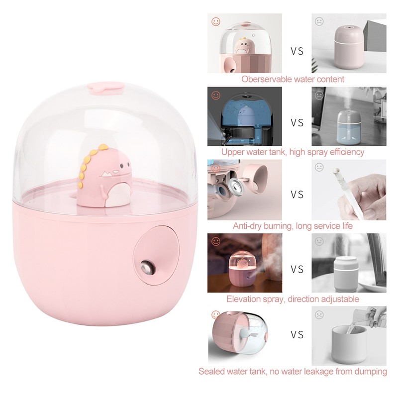 Portable Desktop Humidifier USB Aroma Air Diffuser Mist Moisturizing Humidifier