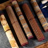 Bamboo Roll Up Brush Holder, 7/8/9 Slot Calligraphy Pen Case,