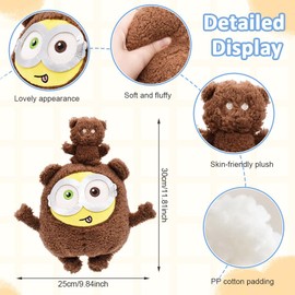 YCVBCY Plush Toy, Cuddly Toy, Plush Figures, Doll, Stuffed Toy, Plush Toy for Children, Plush Toy, Cuddly Toy, Plush Toy for Girls and Boys (25 cm)