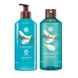 Yves Rocher Maxi Set Corporal Monoi de Tahiti Crema Corporal (390 Ml)  Gel de Ducha (400 Ml)                                                          