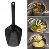 Kitchen Nylon Strainer Scoop Colander, Skimmer Spoon with Long Handle,