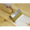 ROLLINGDOG Limewash Brush - 5.5" Deck Stain Brush Wood Handle