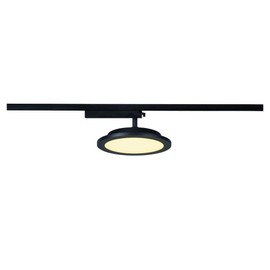 SLV 1 Phase System Light Panel Track / Spotlight, LED Spotlight, Ceiling Light, Rail System, Indoor Lighting / 3000 K 18 W 1800 lm Black