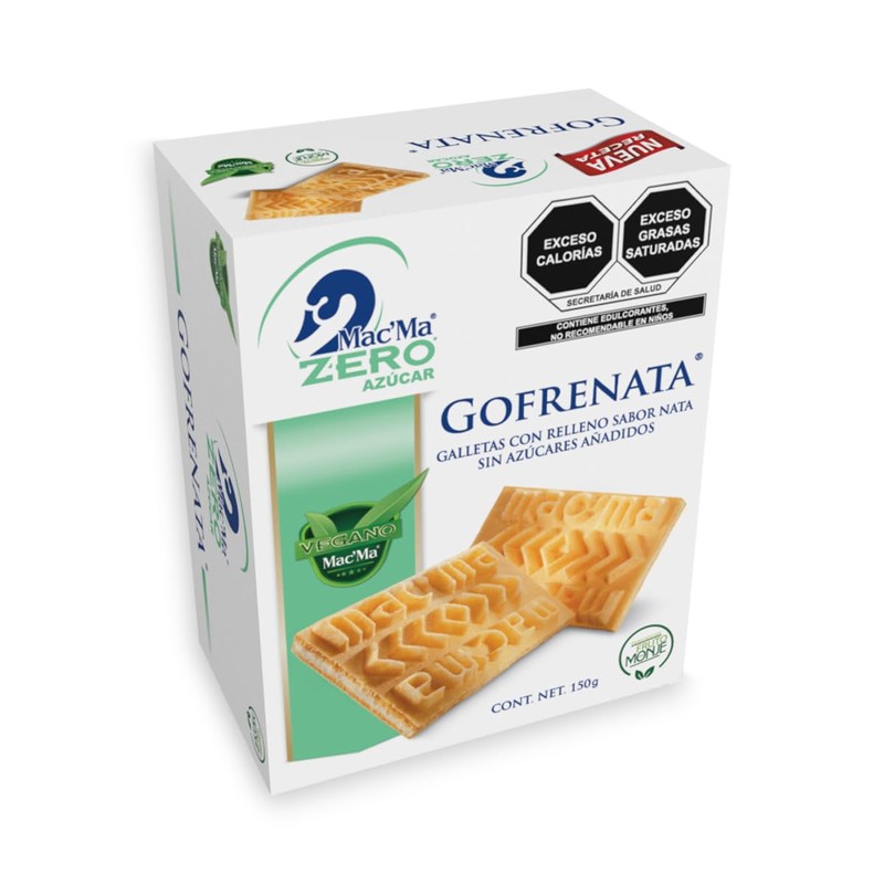 Mac´Ma Galletas Gofrenata Zero Azucar 150g