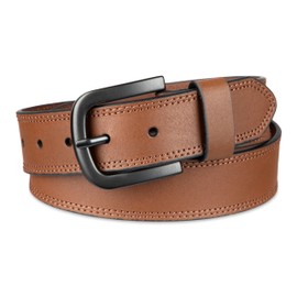 Dickies Men's Casual Leather Belt, Tan, 32