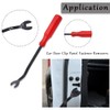 Ruibapa 2 Pcs Red Clip Removal Tool, Pliers Fastener, Set