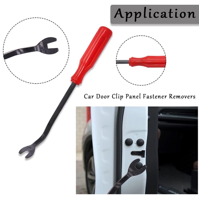 Ruibapa 2 Pcs Red Clip Removal Tool, Pliers Fastener, Set