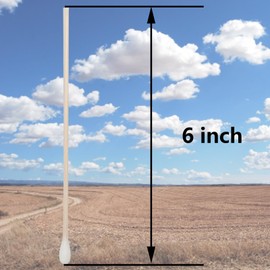 6 Inch Long Cotton Swabs,500pcs Cotton Swabs,Long Cotton Swabs with Wooden Handle,Great for Gun Cleaning,Pet Care and Makeup