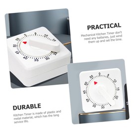 Zerodeko Kitchen Mechanical Timer for Cooking Countdown Timer for Boiling Eggs Baking and Frying and Stylish Design