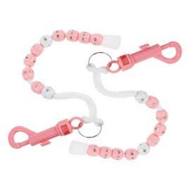 Kisangel Golf Bead Score Counter Durable Plastic Stroke Tracker with Wrist Bead Chain for Accurate Scoring Outdoor Golf Games for Women Golfers and Team Collaboration