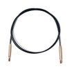 KnitPro K10586 Cable, Black/Gold, 120 cm