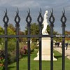 Fence Finials Spire Ornamental Fence Topper High-Impact Aluminium Alloy Black
