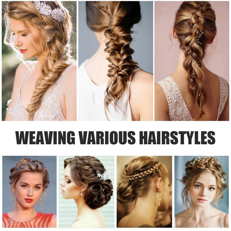 6 Pieces Plastic Magic Hair Braid Tail Styling Kit Ponytail