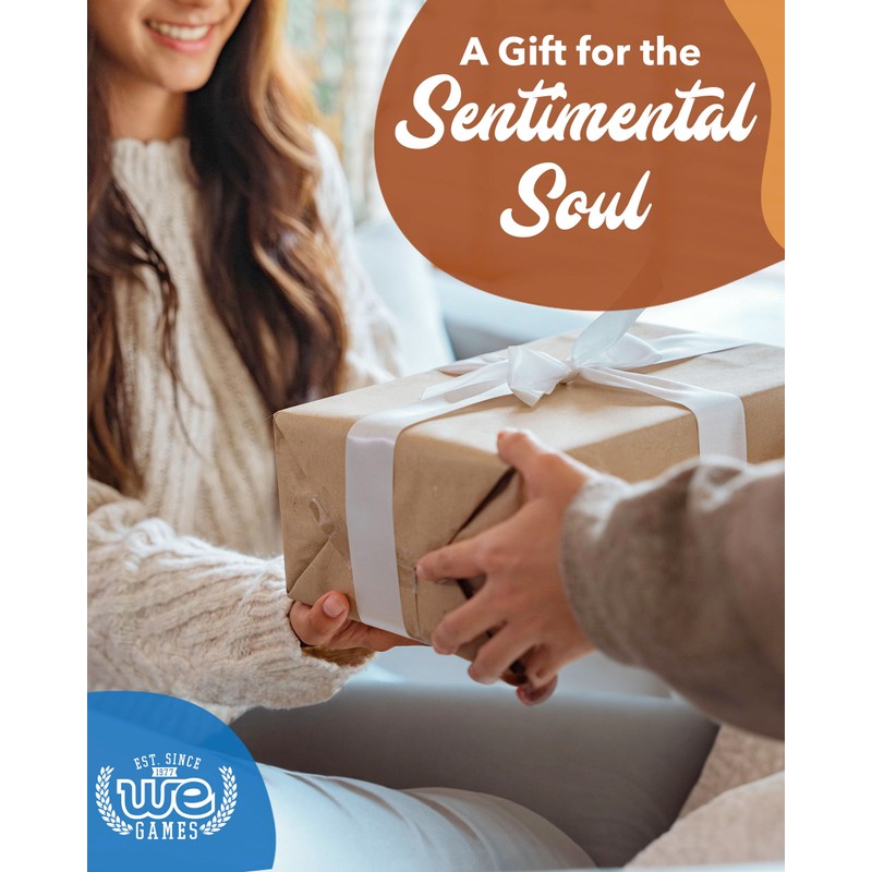 WE Games Wooden Memory Box for Keepsakes – Vintage Decorative