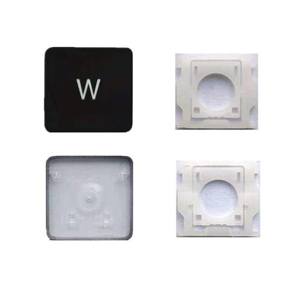 Replacement Individual W Key Cap and Hinges are Applicable for